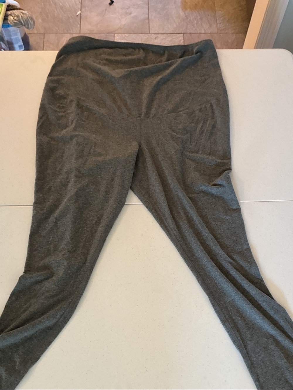 Target maternity Charcoal Gray Knit Leggings large